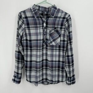 Kuhl Womens Plaid Shirt Tencel Long Sleeve Button Up Size‎ S